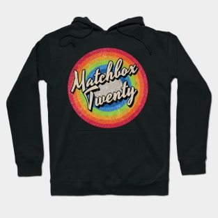 Vintage Style circle - Matchbox Twenty Hoodie